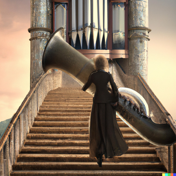 Carrying Pipe Organ