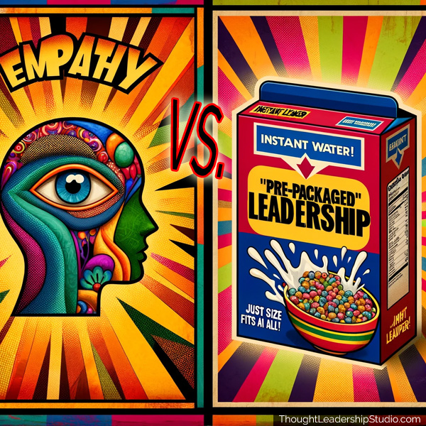 empathy vs pre-packaged leadership