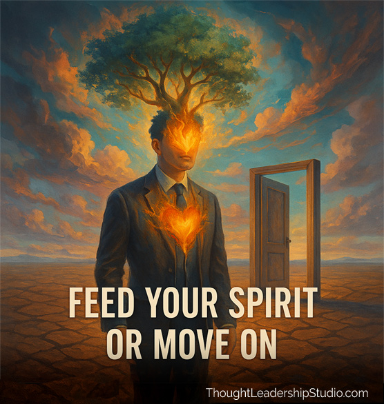 Dr. Roger Gerard on Thought Leadership Studio - Feed Your Spirit or Move On