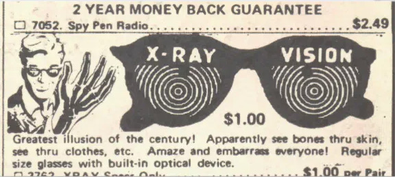 X-Ray vision glasses